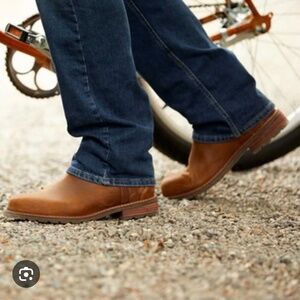 ARIAT - Men’s Wexford Waterproof Leather Chelsea Boots, Size 11, Weathered Brown
